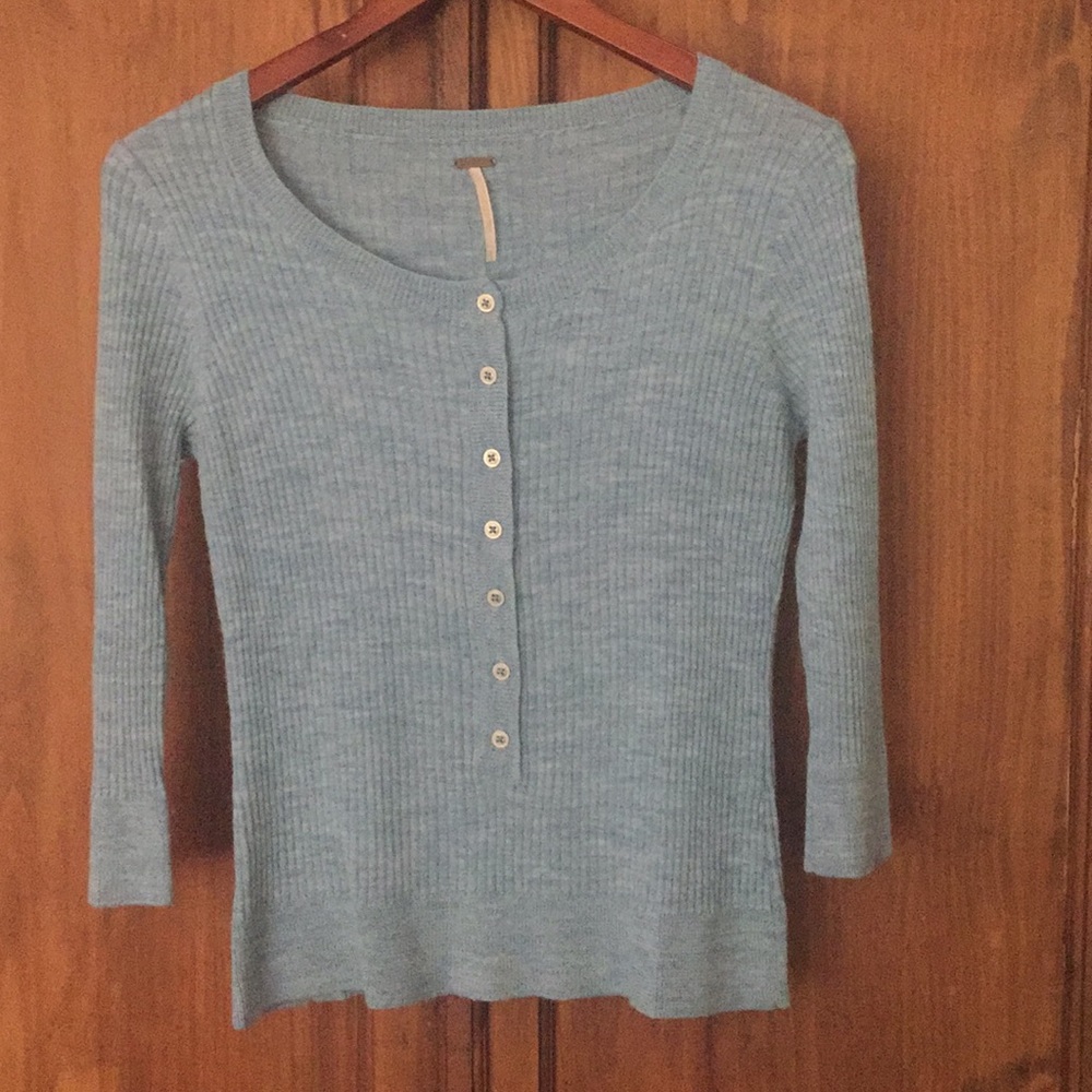 Free People ribbed sweater.